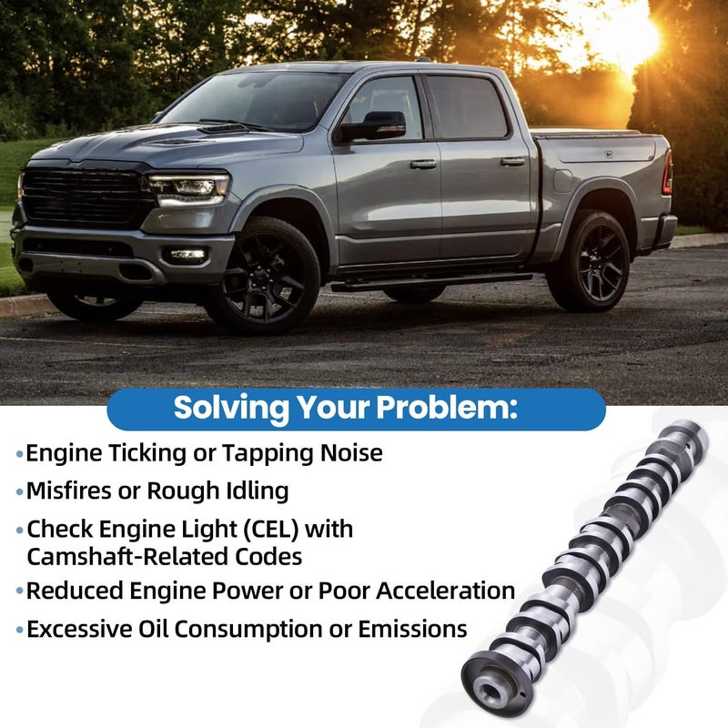 FuseRish 5047913AD Right Side Intake Camshaft Compatible with Dodge Durango Chrysler Jeep Ram 1500 3.6L 2016-2024, Replacement Part Numbers: 5047913AC 5047913AB 5047913AA - Image 5